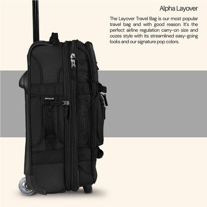 OGIO Layover Small Carry-On Luggage Suitcase – 46L Stealth