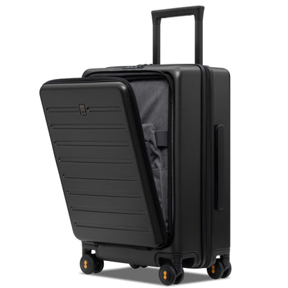 LEVEL8 20-Inch Carry-On Hardside Suitcase 38L – Black