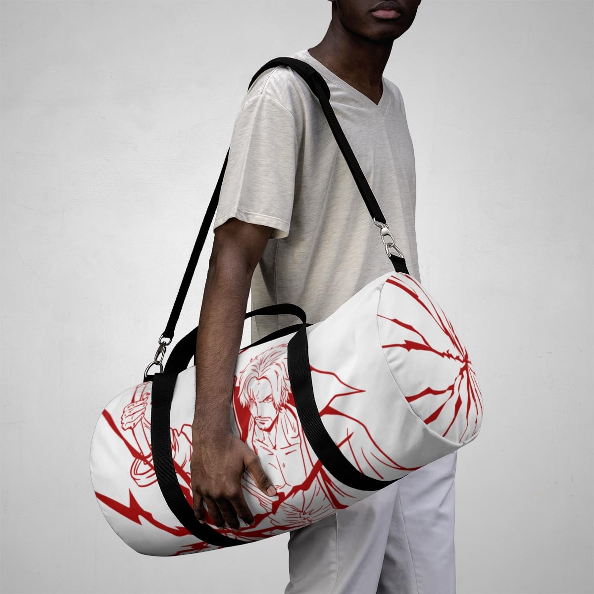 Anime Gym Duffle Bag – Large Waterproof Travel Sports Bag