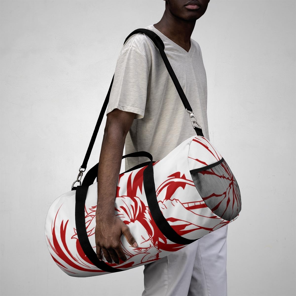 Anime Gym Duffle Bag – Large Waterproof Travel Sports Bag