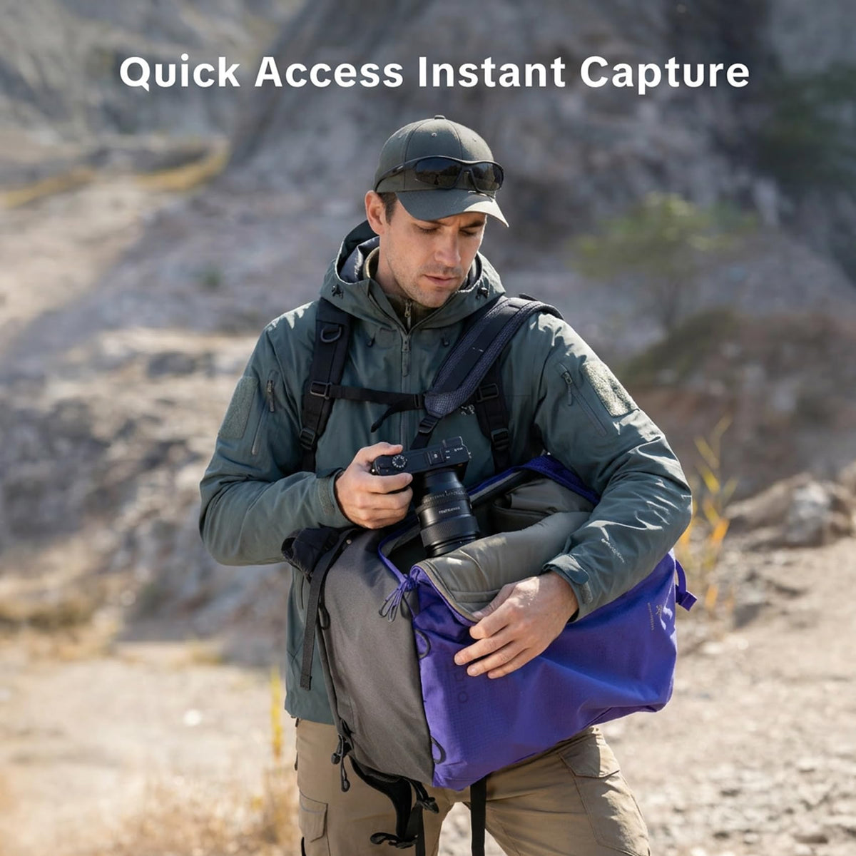 PGYTECH OnePro 20L Ultralight Waterproof Camera Backpack, Green