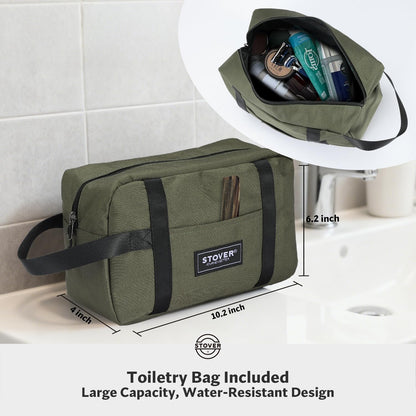 STOVER 100L Rolling Duffel Bag with Wheels & Backpack Straps, Green