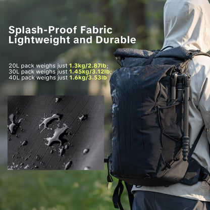 PGYTECH OnePro 20L Ultralight Waterproof Camera Backpack, Green