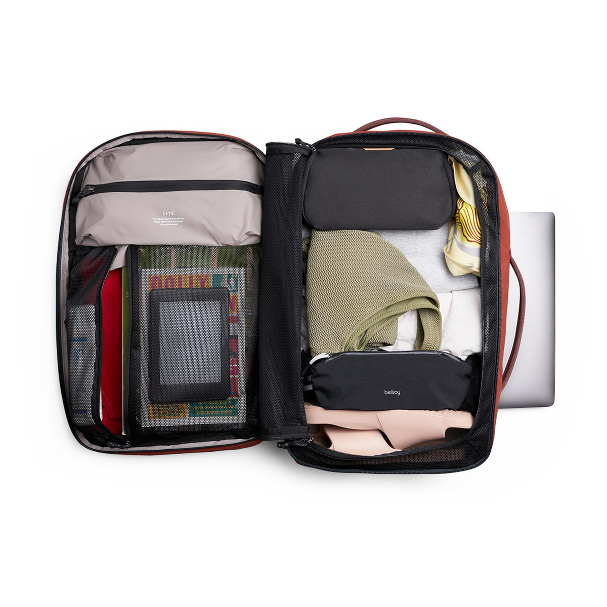 Bellroy Lite Travel Pack 30L – Carry-On Backpack, Clay