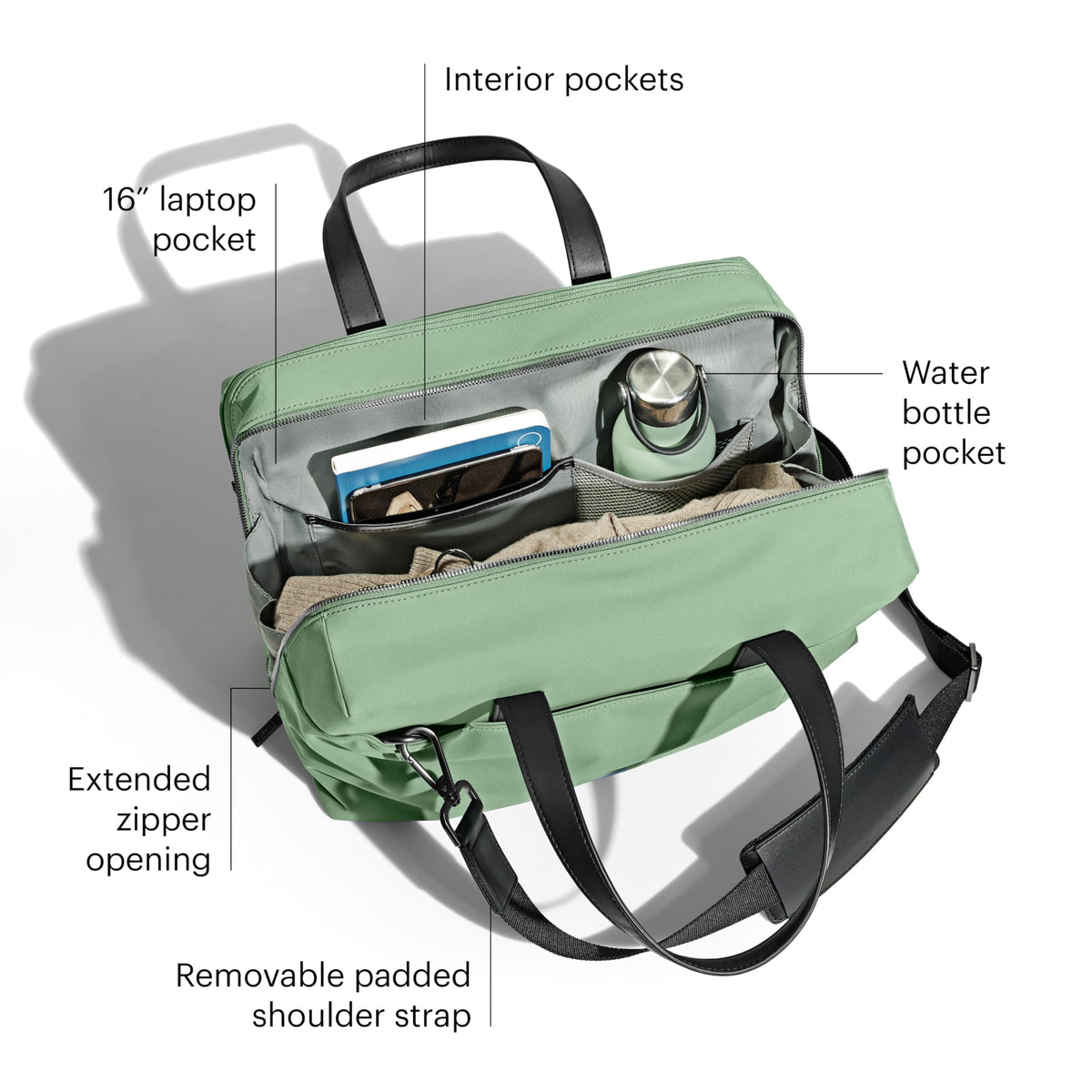 Away The Everywhere Bag – Airline-Approved Travel Bag, Green