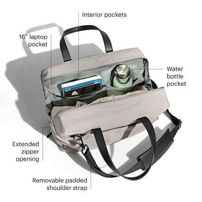 Away The Everywhere Bag – Airline-Approved Travel Bag, Gray
