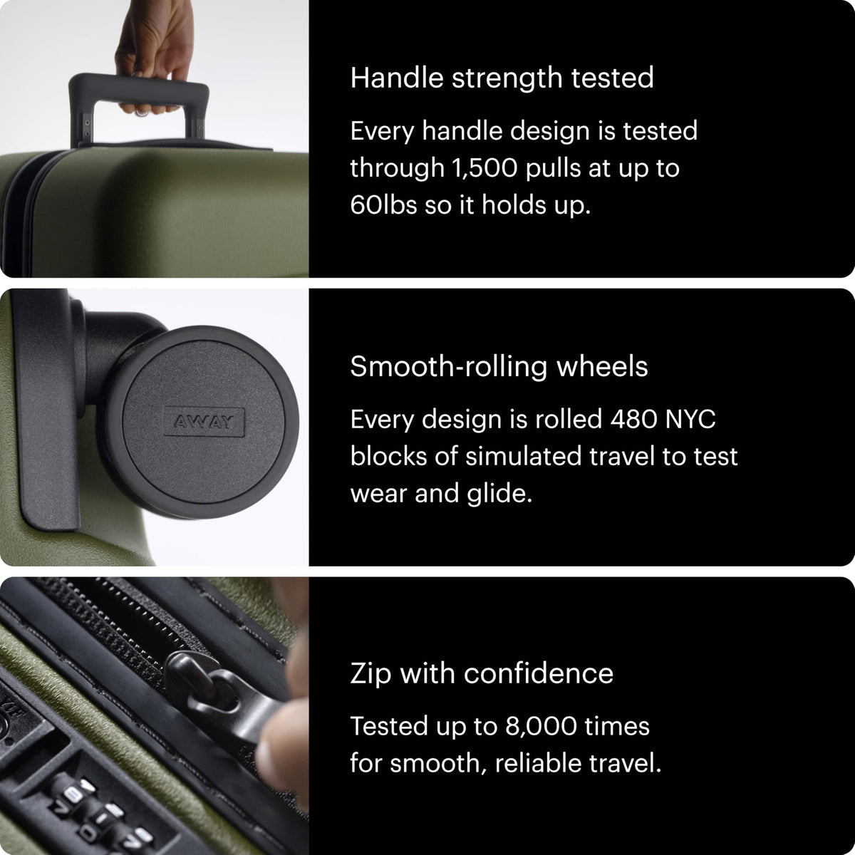 Away The Carry-On – 22" Lightweight Hardside Spinner Suitcase