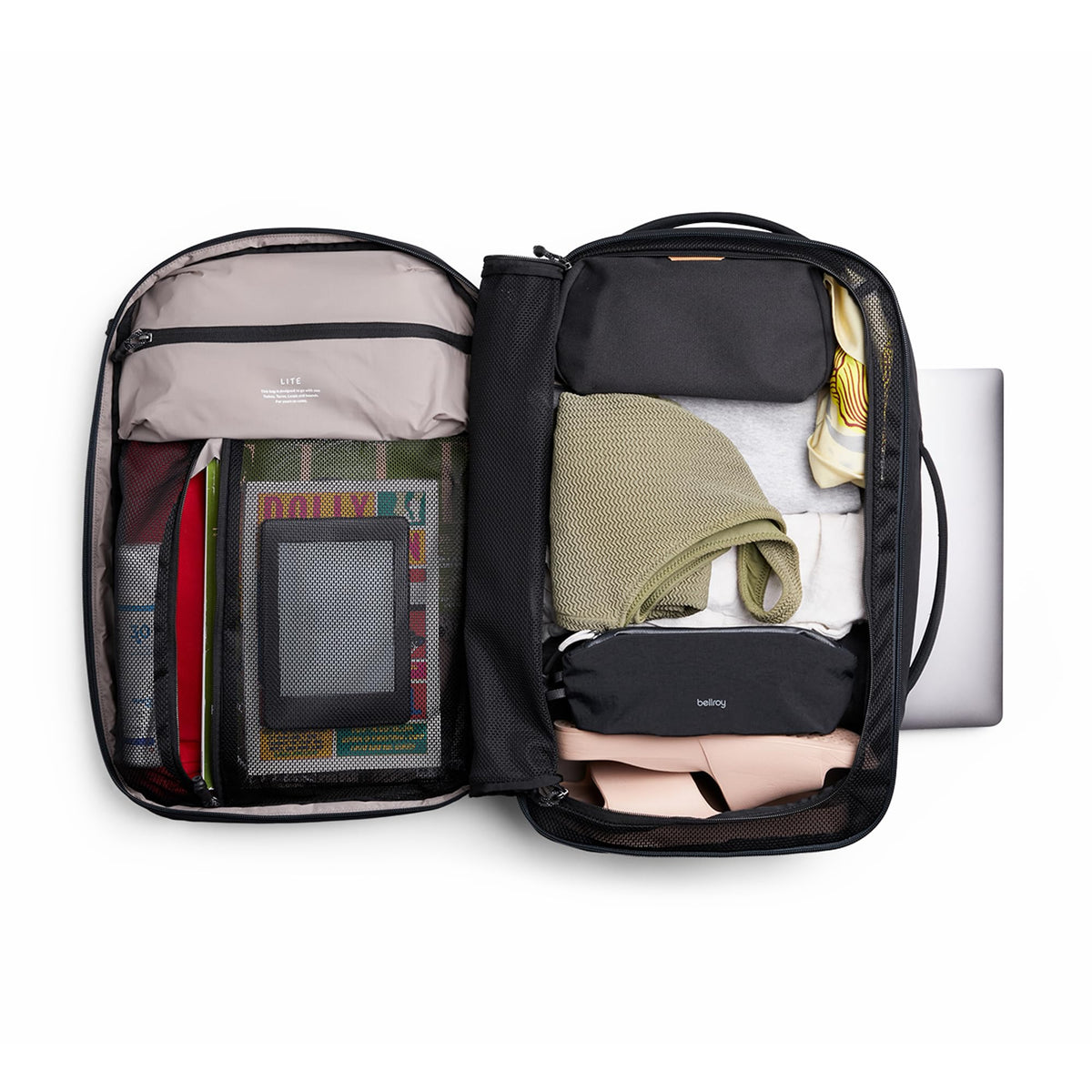 Bellroy Lite Travel Pack 30L – Carry-On Backpack, Black