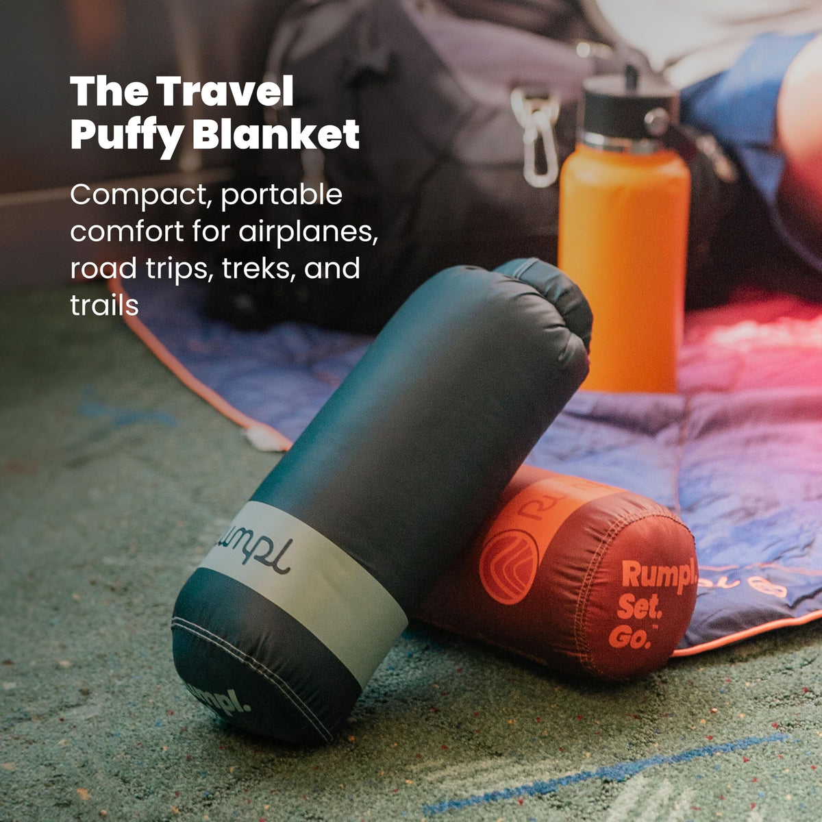 Rumpl Ultra-Packable Travel Puffy Blanket – Deepwater