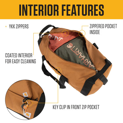 Carhartt Classic Round Duffel 60L – Packable Travel Bag